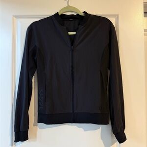 Lululemon Athletica Black Bomber Jacket